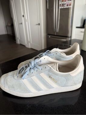 Adidas Gazelle Women’s Light Blue Suede Sneakers
